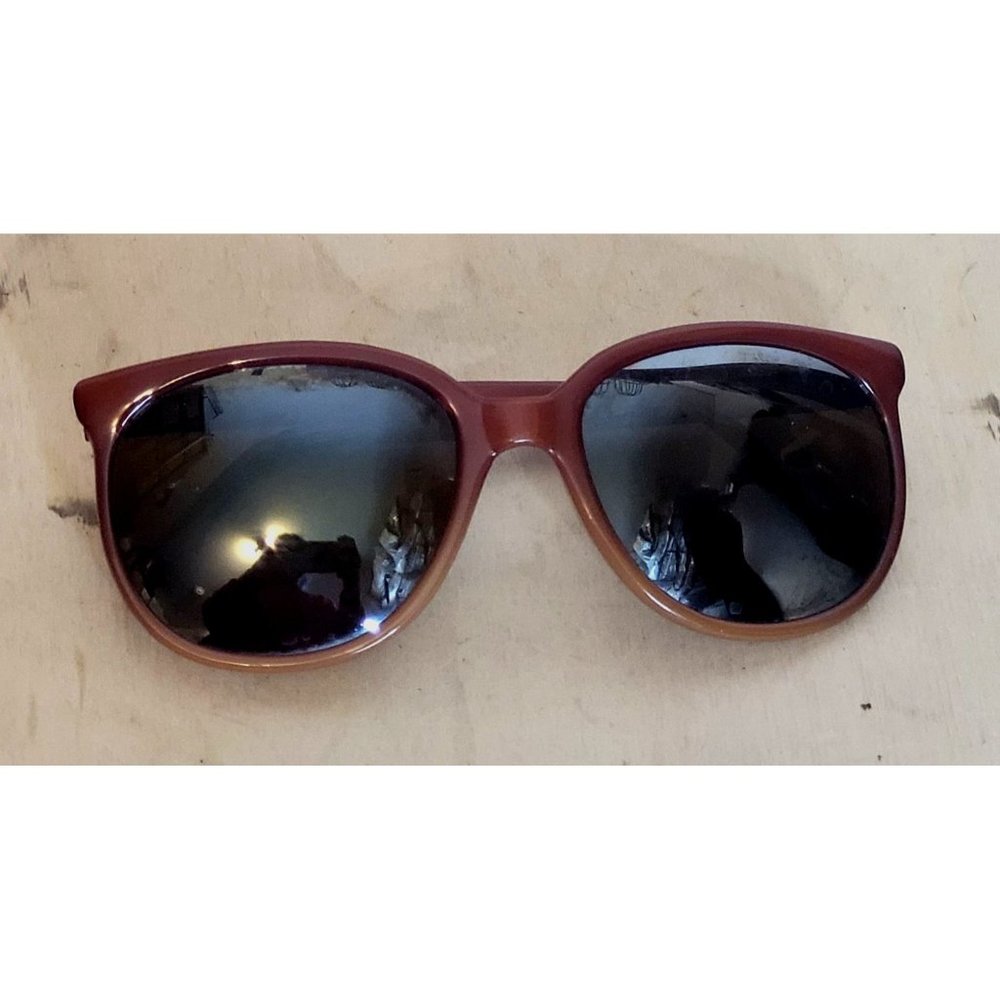 Vintage Suncloud Sunglasses SC-7 Nylon Japan Plastic Frames Brown